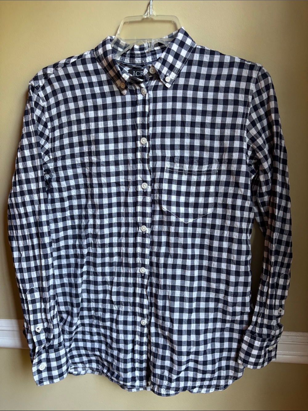 J Crew size 4 Western plaid blouse